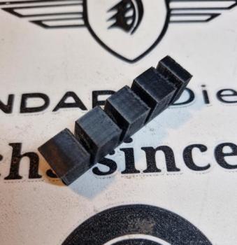 Preview: Zündapp Kühlrippen Dämpfungsgummi für den Minitherm Zylinderkopf hinten passend 278-02.130 TPU